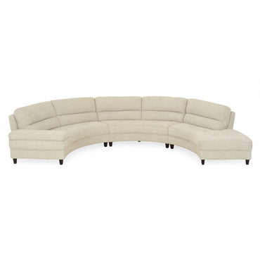 RODO Colțar semirotund cu terminal stânga/dreapta, stofă