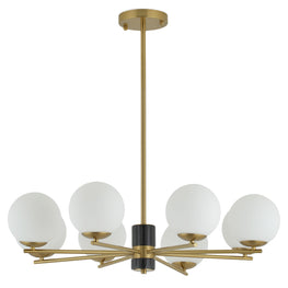 LIDIA Lustră 8x6W E27 LED