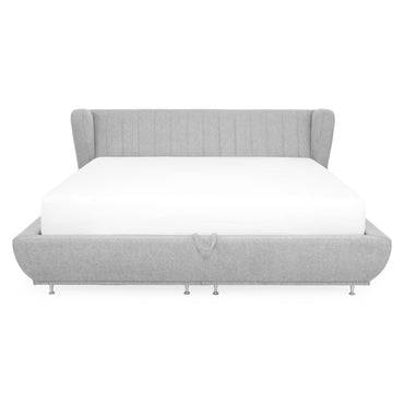 TOSCANA Pat tapițat, 180x200cm, somieră rabatabilă și ladă incluse