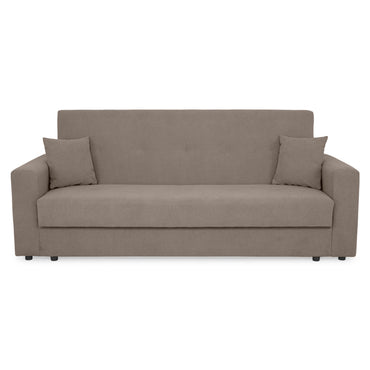 HOBBS Canapea extensibilă, 3 locuri, ladă depozitare, stofă