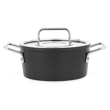 ADAMANT Oală cu mânere și capac, aluminiu, D.18cm