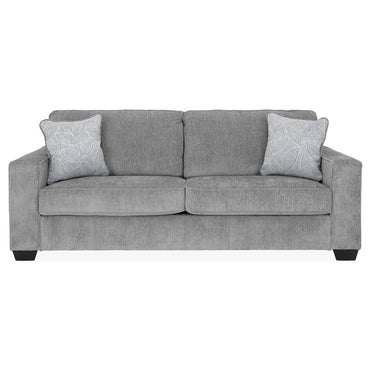 ALTHEA Canapea extensibilă, 3 locuri , 2 perne decorative incluse, stofă