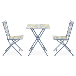 LIMONE Set mobilier terasă/grădină, 2 scaune și masă
