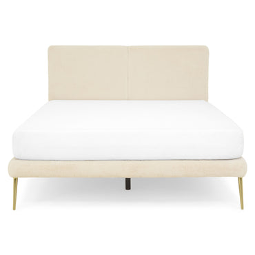 ADELYNE Pat tapițat, 160x200cm, somieră inclusă