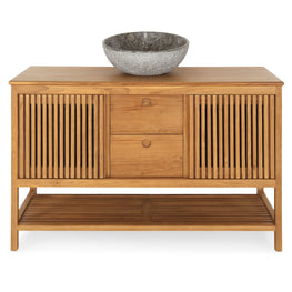 FUSION Set mobilier baie, mască lavoar și lavoar marmură