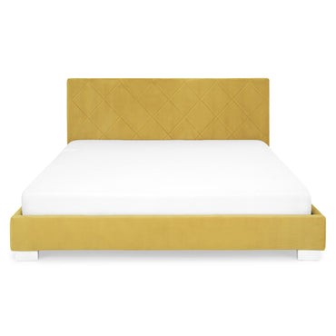 KRONIA Pat tapițat, 160x200cm, somieră inclusă