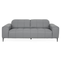 ALBURY Canapea 3 locuri, mecanism tetiere, piele