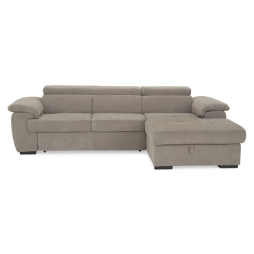 DENISE Canapea extensibilă, șezlong stânga/dreapta, stofă