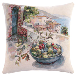 MEDITERRANEAN VILLAGE Pernă decorativă, 45x45cm