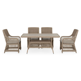 COSETTE Set mobilier terasă/grădină, 4 scaune și masă