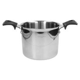 LUXURY STEEL Oală cu mânere, inox, D.18cm