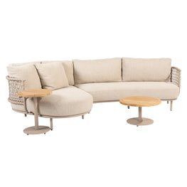 SARDINIA Set mobilier terasă/grădină, colțar și 2 măsuțe