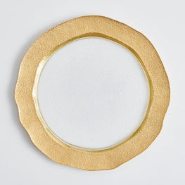 RAISSA Platou, sticlă, D.33cm