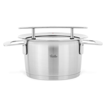 PHI Oală cu mânere și capac, inox, D.16cm