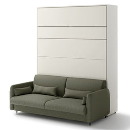 SMART Ansamblu pat cu mecanism vertical 160x200cm, canapea, panou tapițat