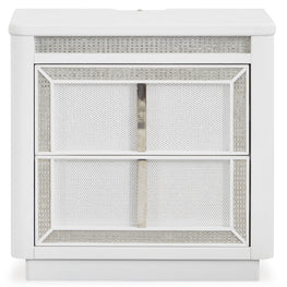 HOLLYWOOD Noptieră 2 sertare, LED inclus