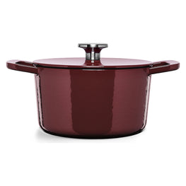 MOMENTS Oală cu mânere și capac, fontă, D.20cm