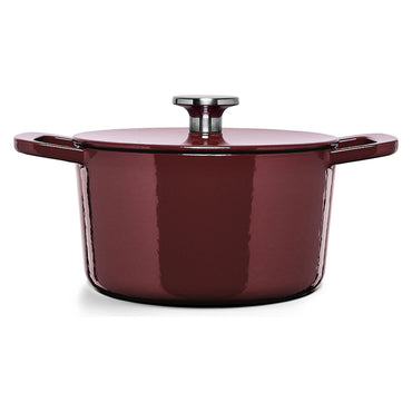 MOMENTS Oală cu mânere și capac, fontă, D.20cm