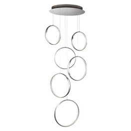 RINGS Lustră 56W LED