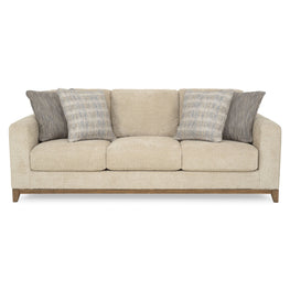 DARTFORD Canapea 3 locuri, 4 perne decorative incluse, stofă