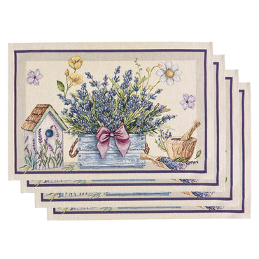 JASMINE Set 4 suporturi farfurie