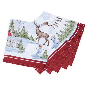 SNOWY Set 6 șervețele