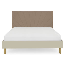 RING Pat cu tăblie tapițată 160x200cm, somieră inclusă