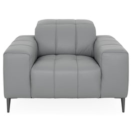 ALBURY Fotoliu, mecanism tetieră, piele