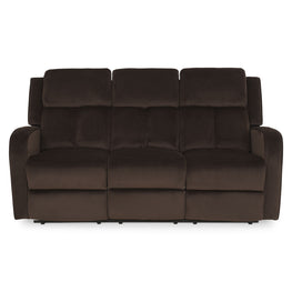 KEYSTONE Canapea 3 locuri, 2 reclinere manuale, stofă