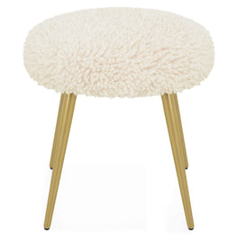 MERIBEL Taburet, imitație blană