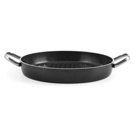 ESSENTIALS Tigaie grill, aluminiu, D.28cm