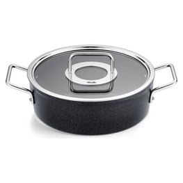 ADAMANT Oală cu mânere și capac, aluminiu, D.24cm