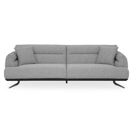 ODENSE Canapea 3 locuri, 2 perne decorative incluse, stofă