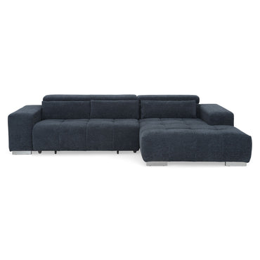 SLIDE Colțar extensibil, electric, sezlong stânga/dreapta, mecanism tetiere, stofă