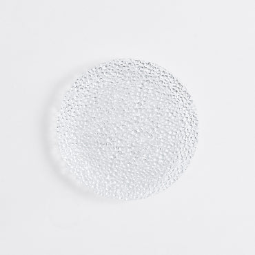 GLAMOUR Farfurie aperitiv, sticlă, D.21cm