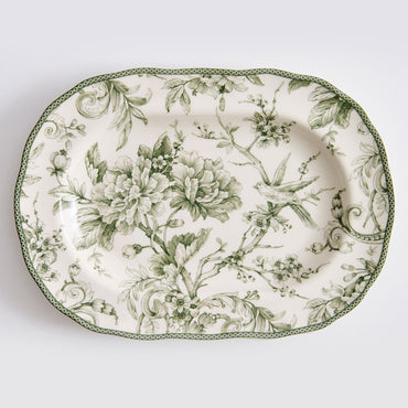 ADELAIDE Platou servire, porțelan, L.35cm
