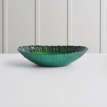 DENIZ Bol decorativ, sticlă, L.22cm