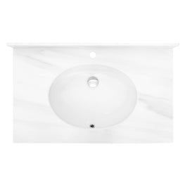 JAZZ Top marmură artificială și lavoar ceramic