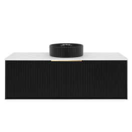 HORIK Set mobilier baie, mască lavoar, top lavoar și lavoar compozit