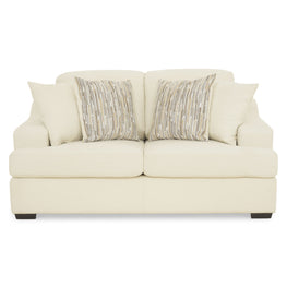 SALFORD Canapea 2 locuri, 4 perne decorative, stofă
