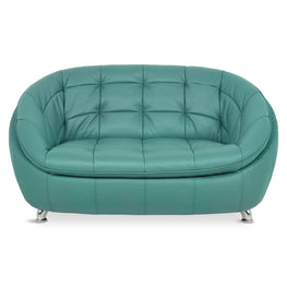 CHICAGO Canapea, 2 locuri, piele - Articol resigilat