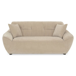 BEGONA Canapea 2 locuri, 2 perne incluse, stofă