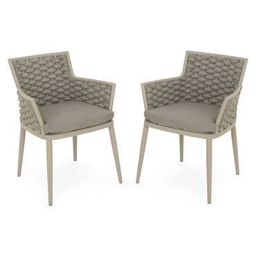 CALOOCAN Set mobilier terasă/grădină, 2 scaune