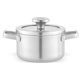 GRAPHITE Oală cu mânere și capac, oțel inoxidabil