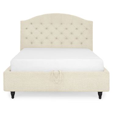 PALOMA Pat tapițat, 160x200cm, somieră rabatabilă și ladă incluse