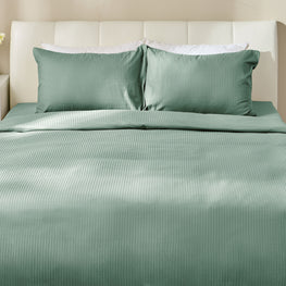 SATIN STRIPE Set așternut 4 piese, 200x220cm