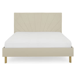 RING Pat cu tăblie tapițată 160x200cm, somieră inclusă