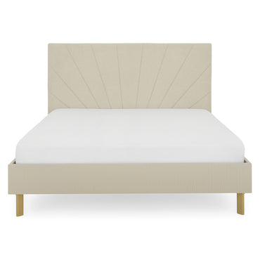 RING Pat cu tăblie tapițată 160x200cm, somieră inclusă