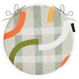 TESS ORANGE Pernă scaun, D.40cm