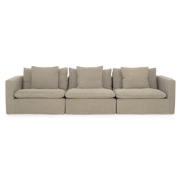 SERRES Canapea 3 locuri, stofă